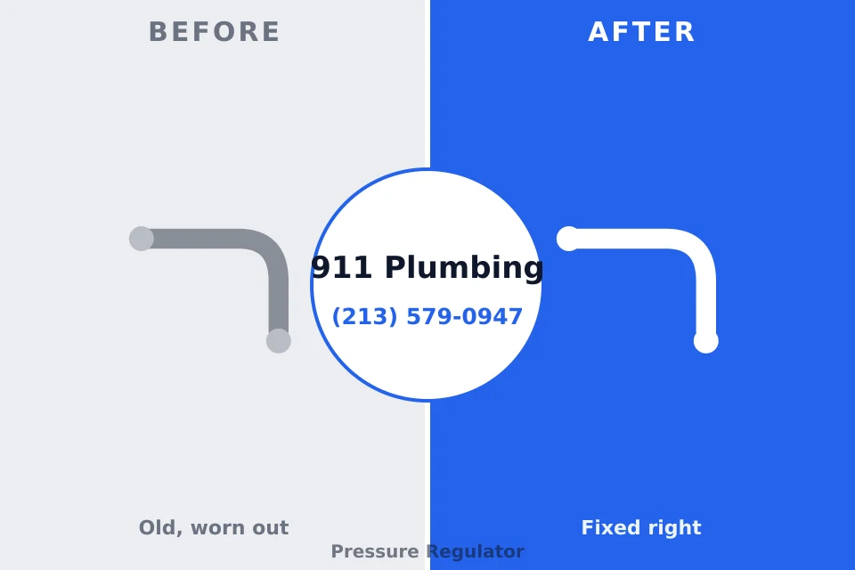 Before and after: plumbing repair Oakland, OR